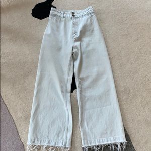 Apiece Apart Merida tapered bleached denim pants